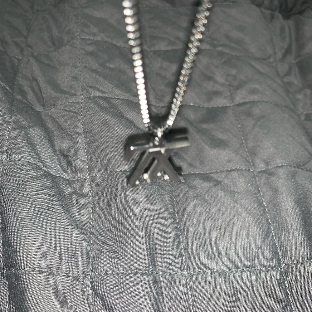 Louis Vuitton upside down LV necklace